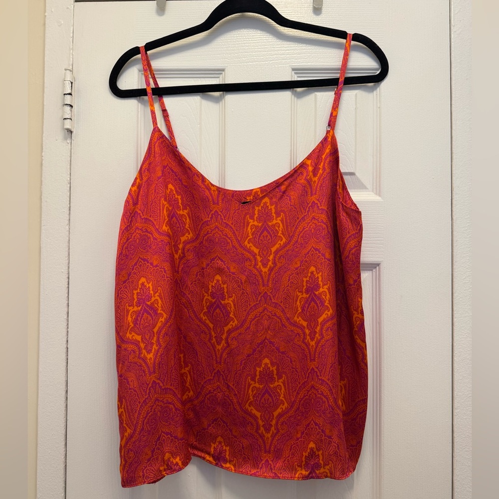DREW Pink and Orange Camisole Top
